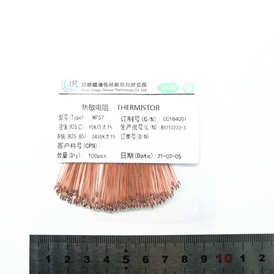 Single End Glass Seal Ntc Temperature Sensor For Auto Can Be Customized