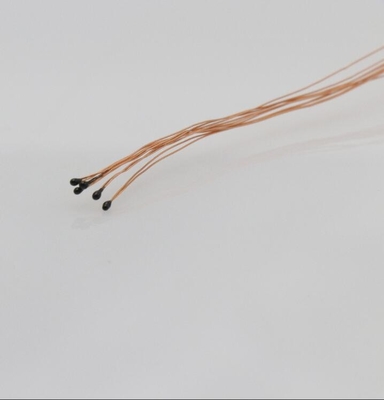 High Sensitivity NTC Thermistor Resistors With 75mm Enamelled Wire Temperature Sensor