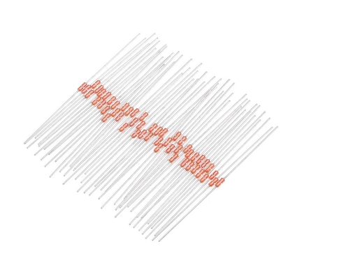 50PCS NTC Thermistors Resistors MF57 3950B 10K Ohm Glass Sealed Temperature Sensors