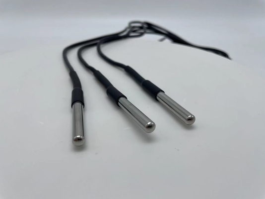 NTC Temperature Sensor Cylindrical Tube Temperature Probe High Accuracy